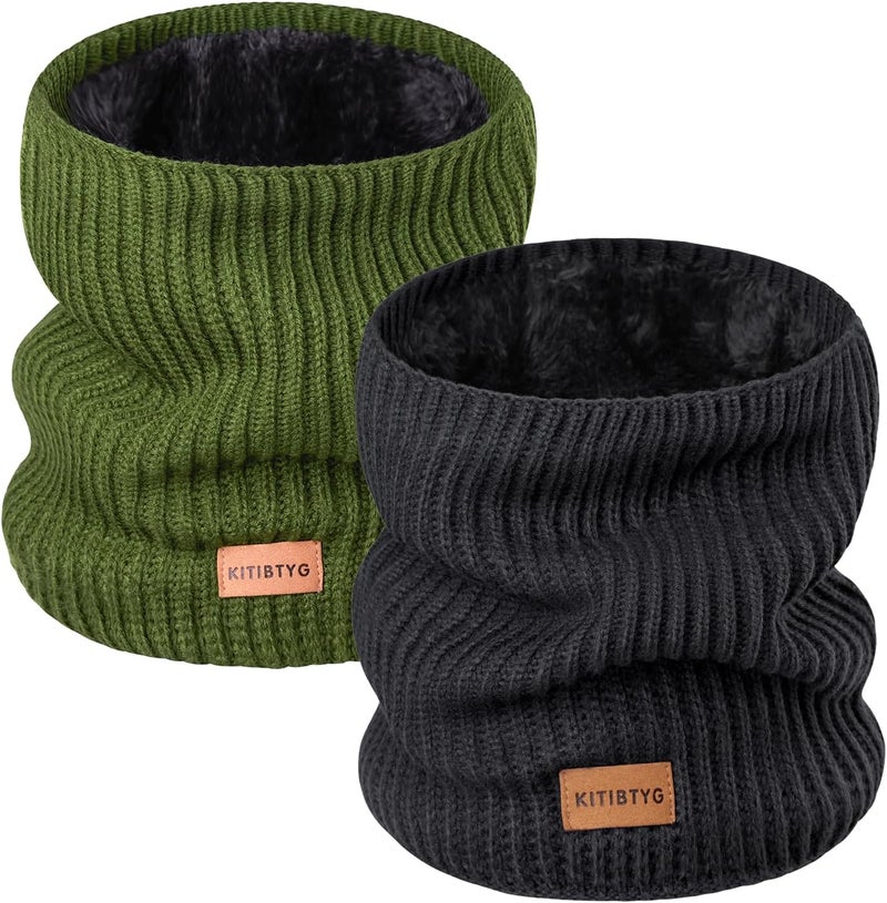 KITIBTYG Winter Neck Gaiters & Ski Mask,Winter Fleece Neck Warmer Face for Men &Women Windproof Gift - Image 1